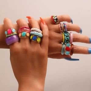 Set of 21 Mixed Rings!